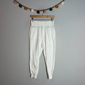 Young Fabulous & Broke white harem jogger sweatpants